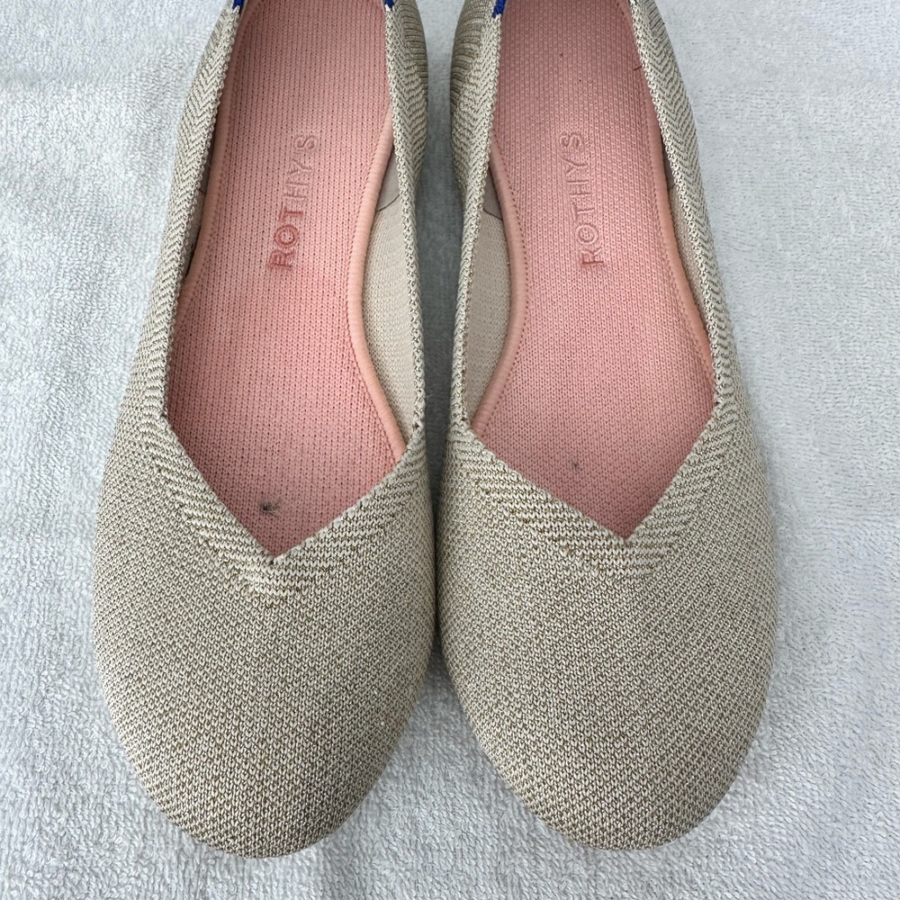 Rothy's Women's Beige Flats